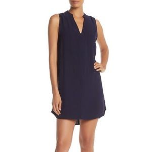 Lush Sleeveless Crepe Shift Dress